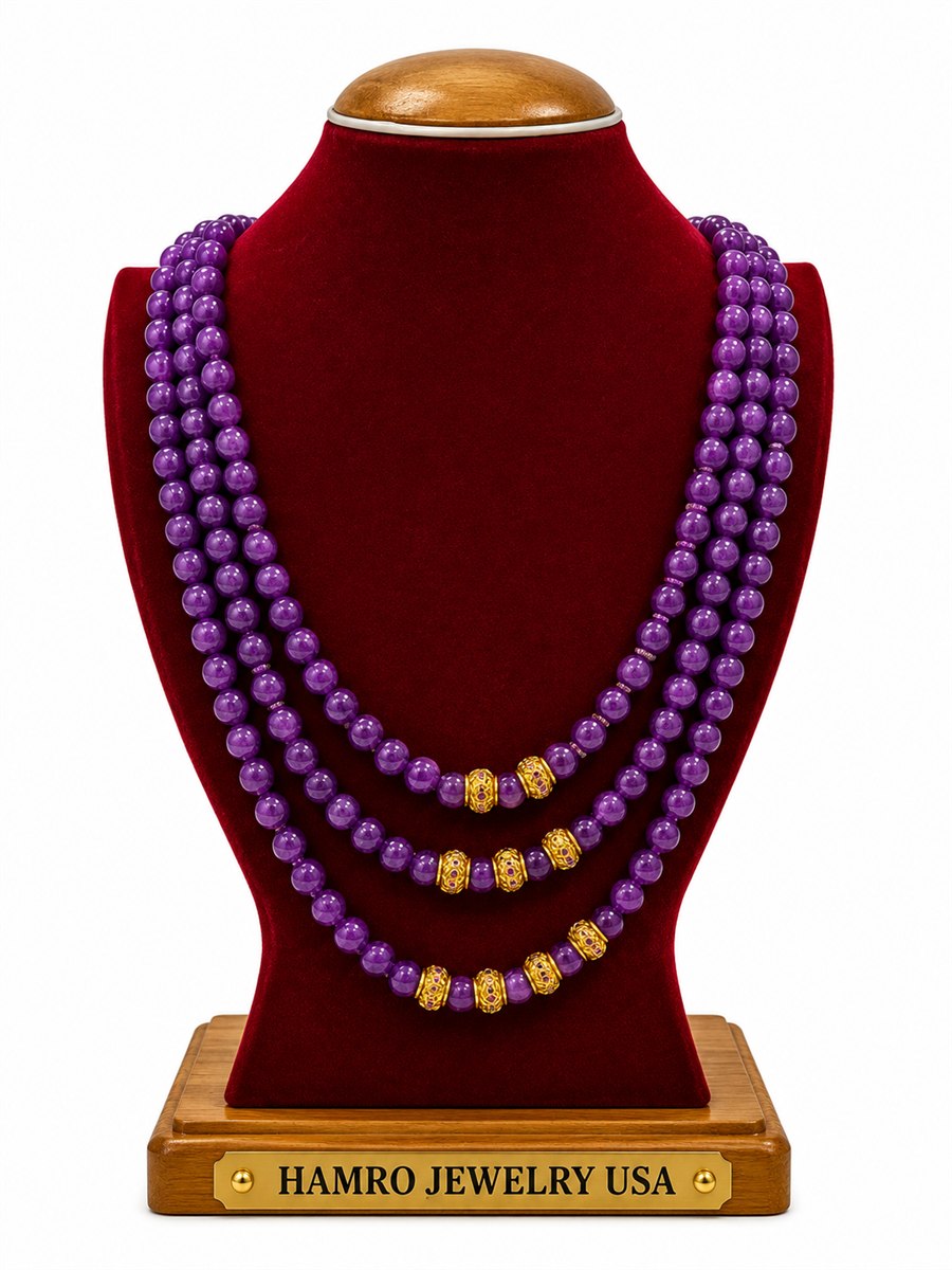 Amethyst Bead Mala