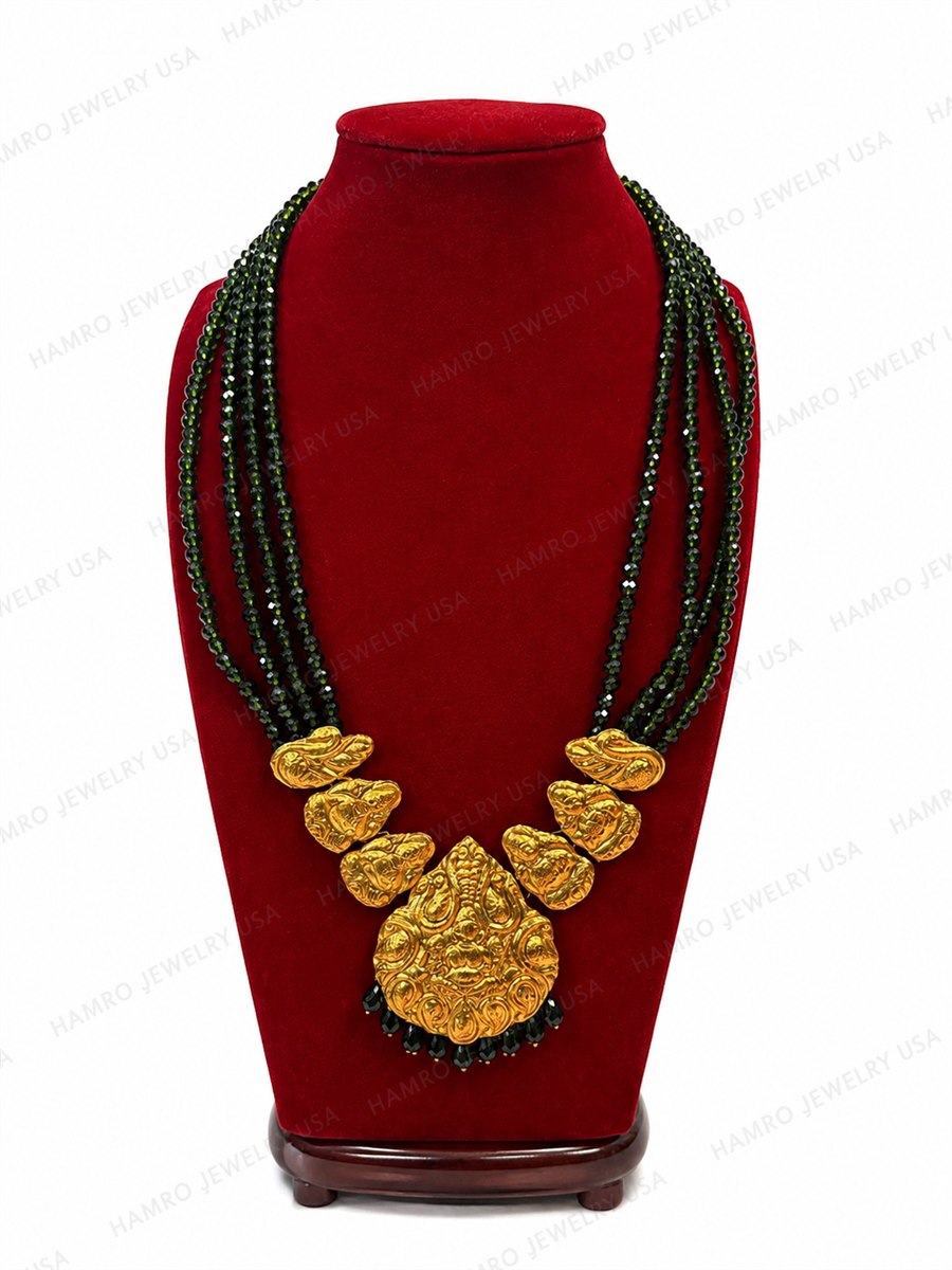 Scarlet Bead Haar