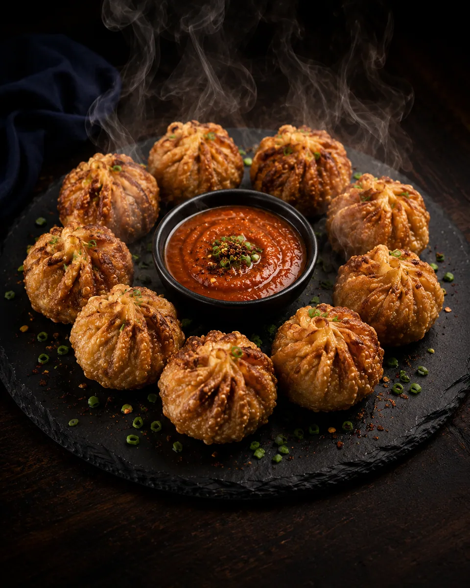 Deep Fried Pork Momo