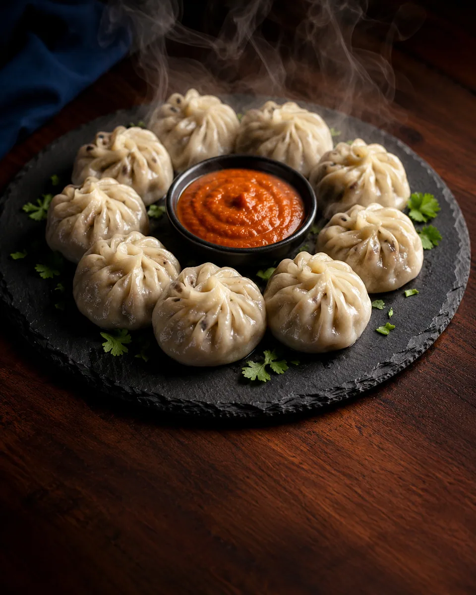 Steamed Pork Momo